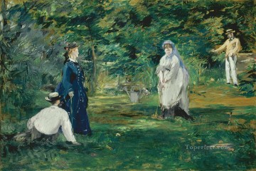 Édouard Manet Painting - Croquet Eduard Manet